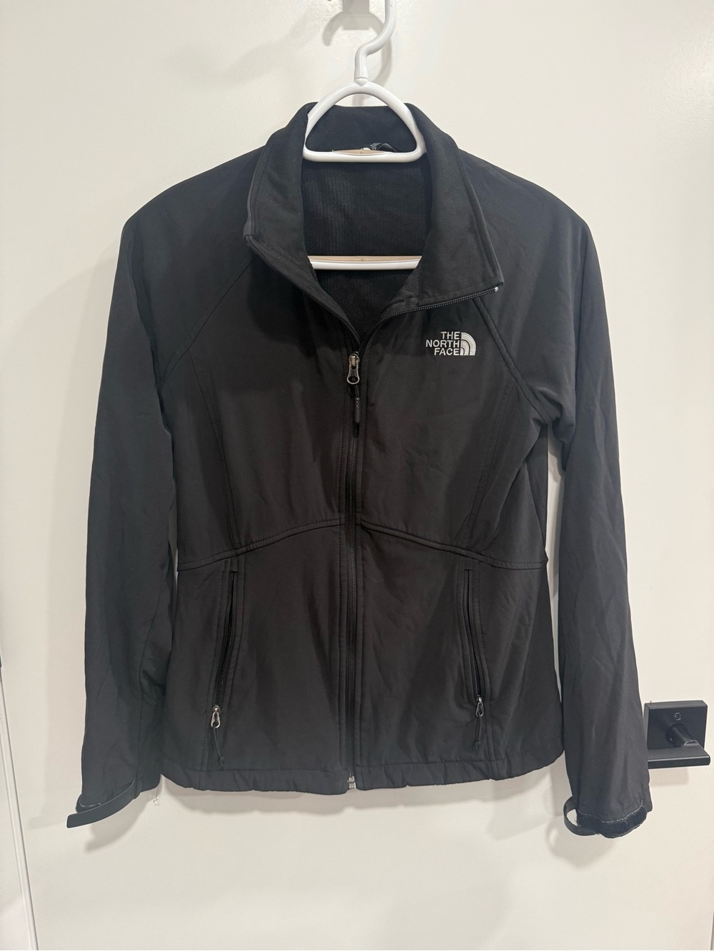 The North Face Women’s WindWall Softshell Full Zip Pockets Jacket Black Size S
